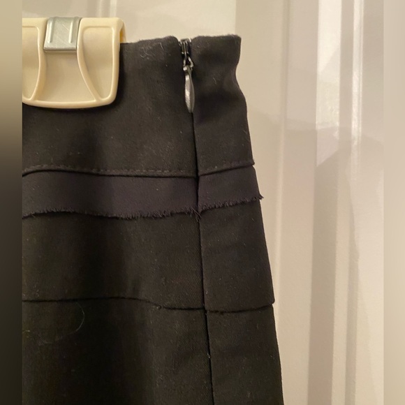 NWOT Nylon by Dec Lined Size 6 Black A-Line Skirt - Picture 3 of 8